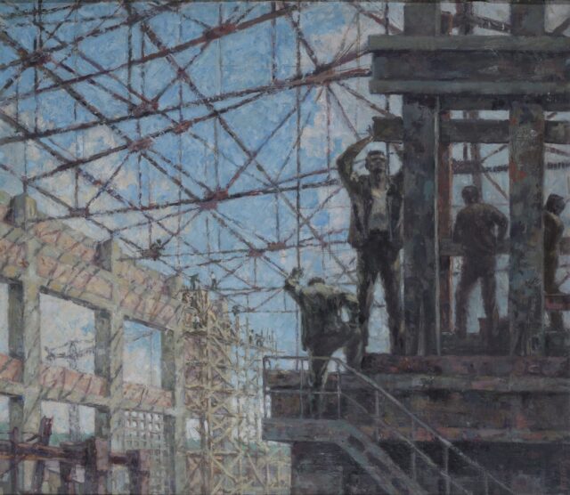 Todor PETROV (1919–1992), Our Skies, 1959, оil on canvas, 86,5 х 100 сm, Inv. № IV 57